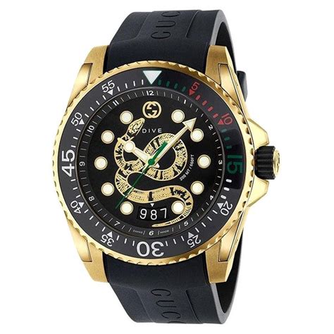 gucci dive mens watch sale|gucci snake watch men's.